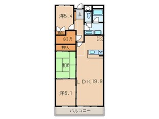 進和北楠ア－バンライフ(４０４)の物件間取画像